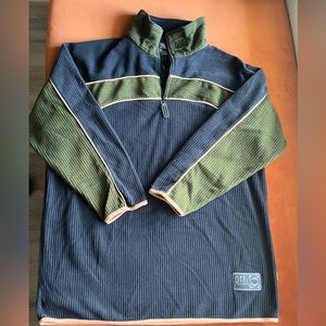Vintage 90’s Dr. Martens corduroy navy and green pullover jacket size Mens LG